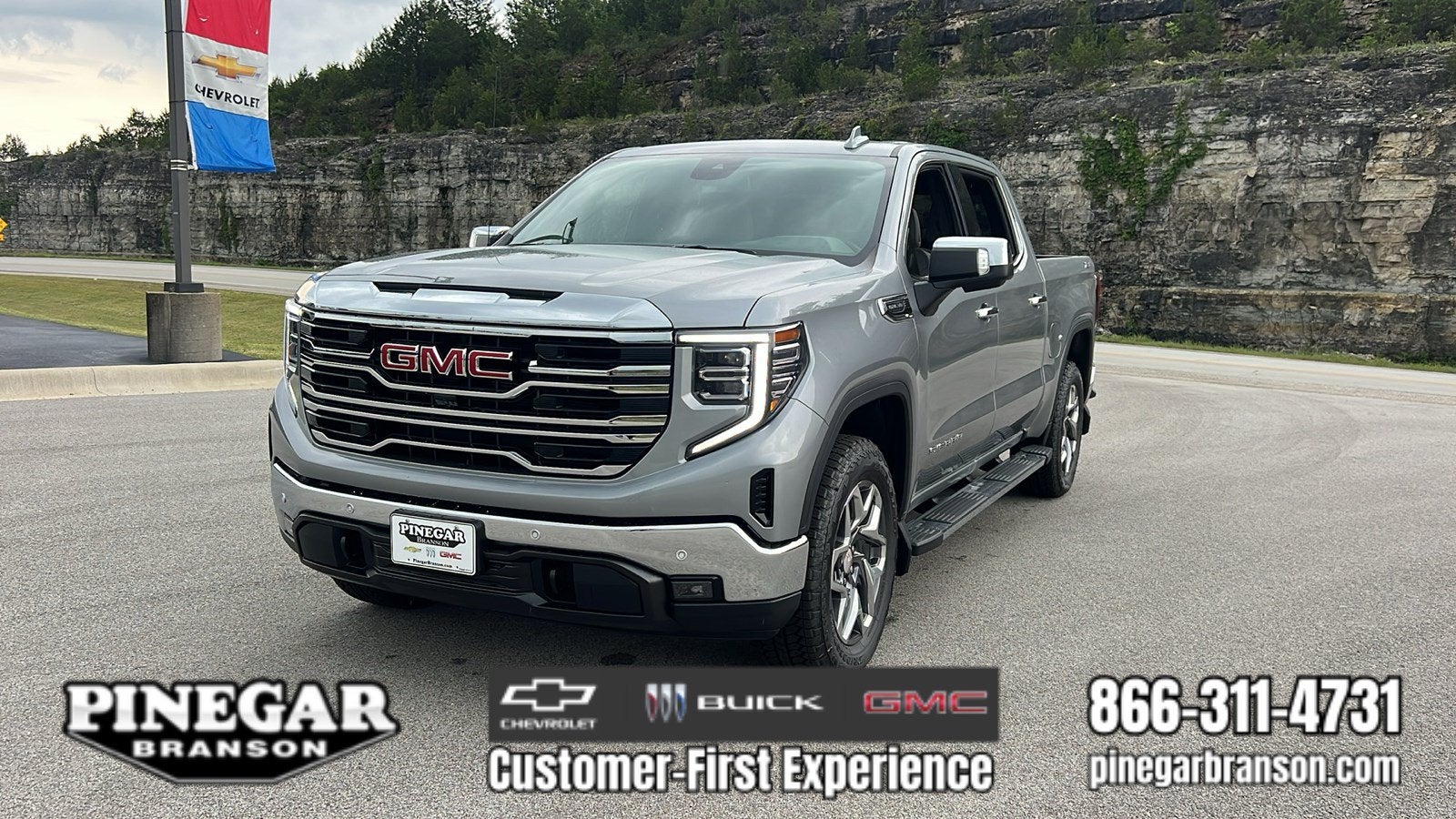 2026 GMC Sierra 1500 — rear three-quarter view