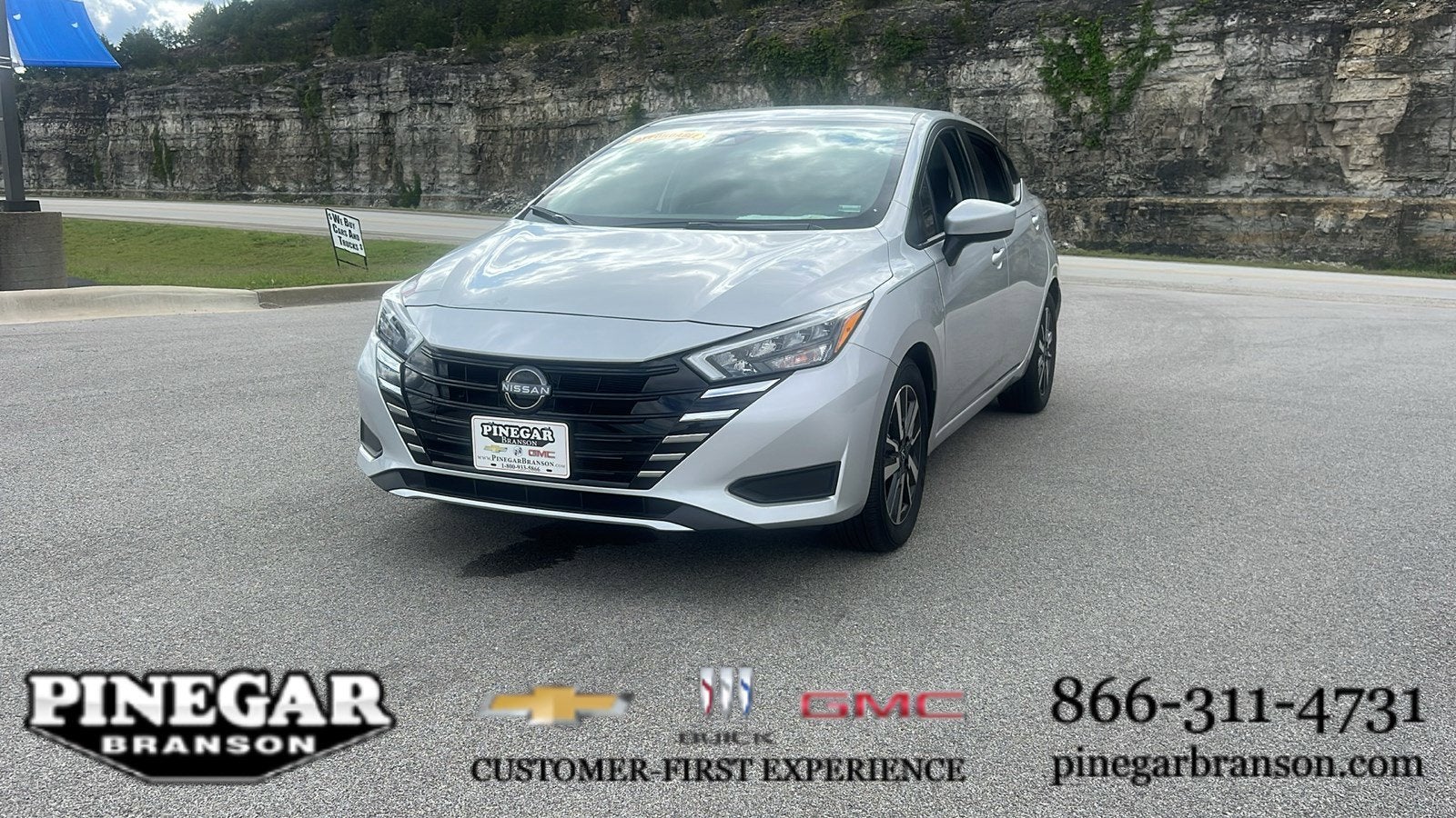 2025 Nissan Versa — rear three-quarter view
