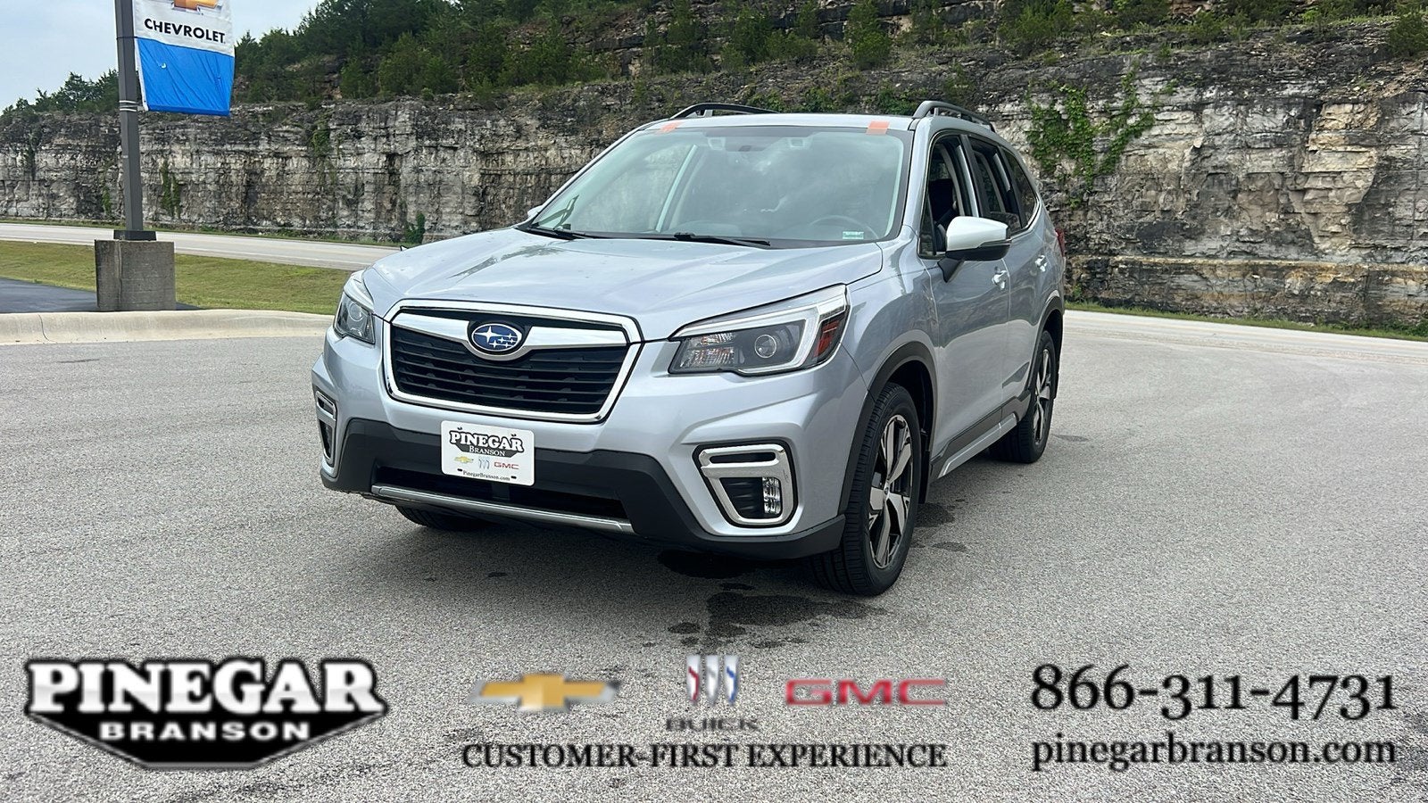2021 Subaru Forester — rear three-quarter view